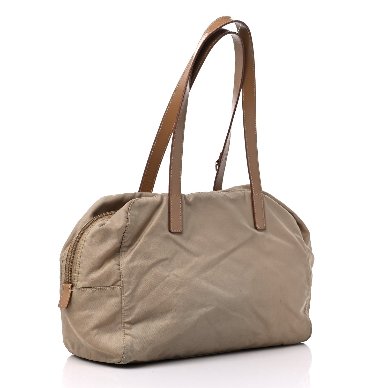 Prada Nylon Vela Shopping Tote Sesamo 3 of 17