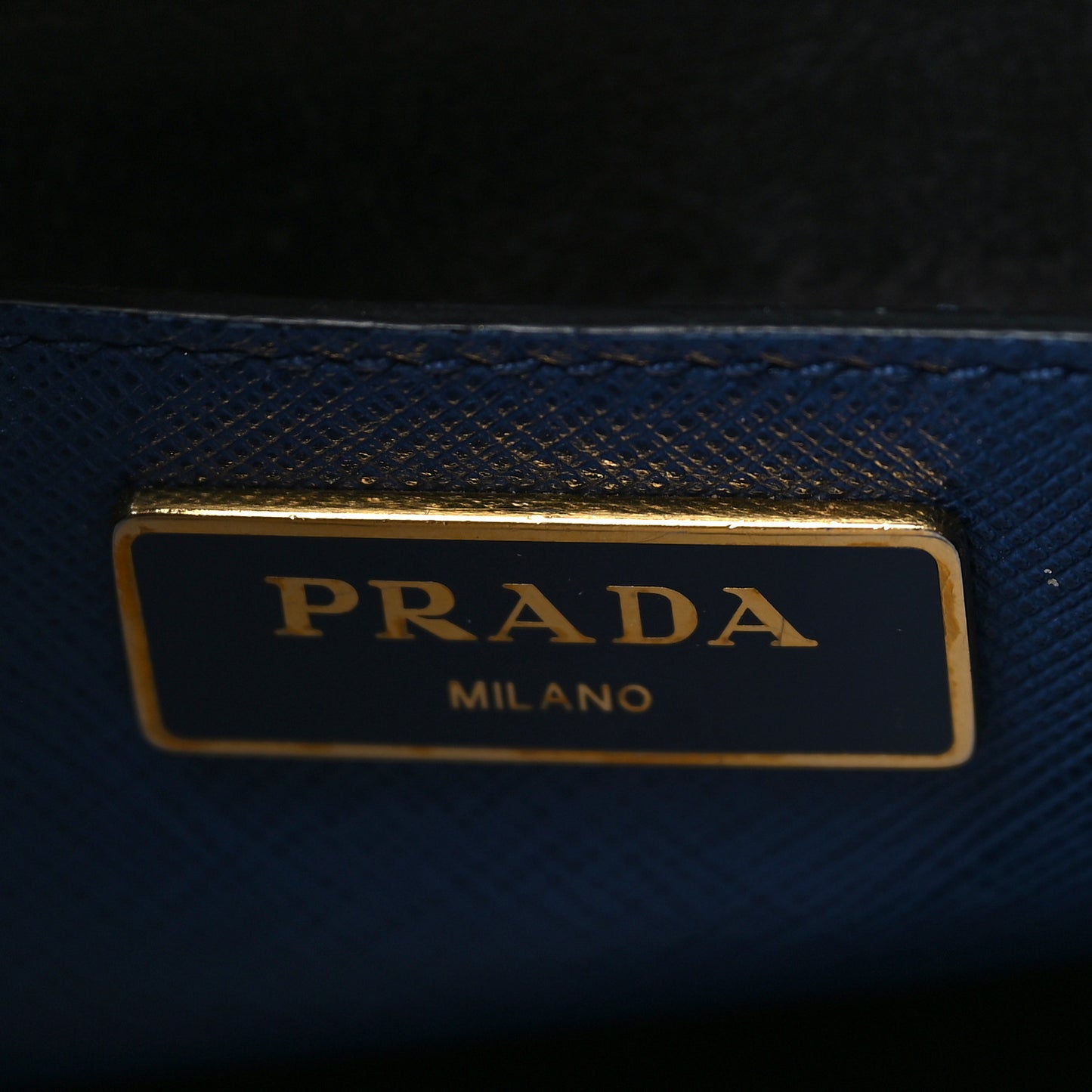 Saffiano Soft Triple Pocket Tote Bluette