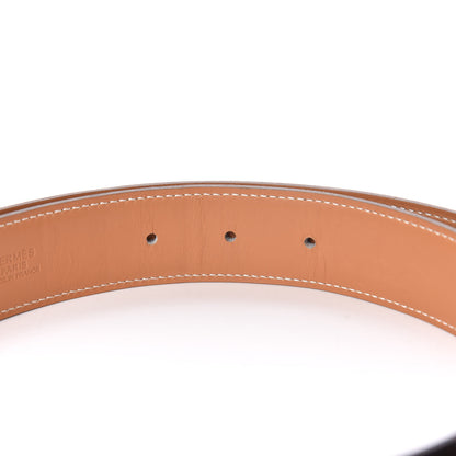 Hermes Box Swift 32mm H Belt 95 Black Gold 5 of 7