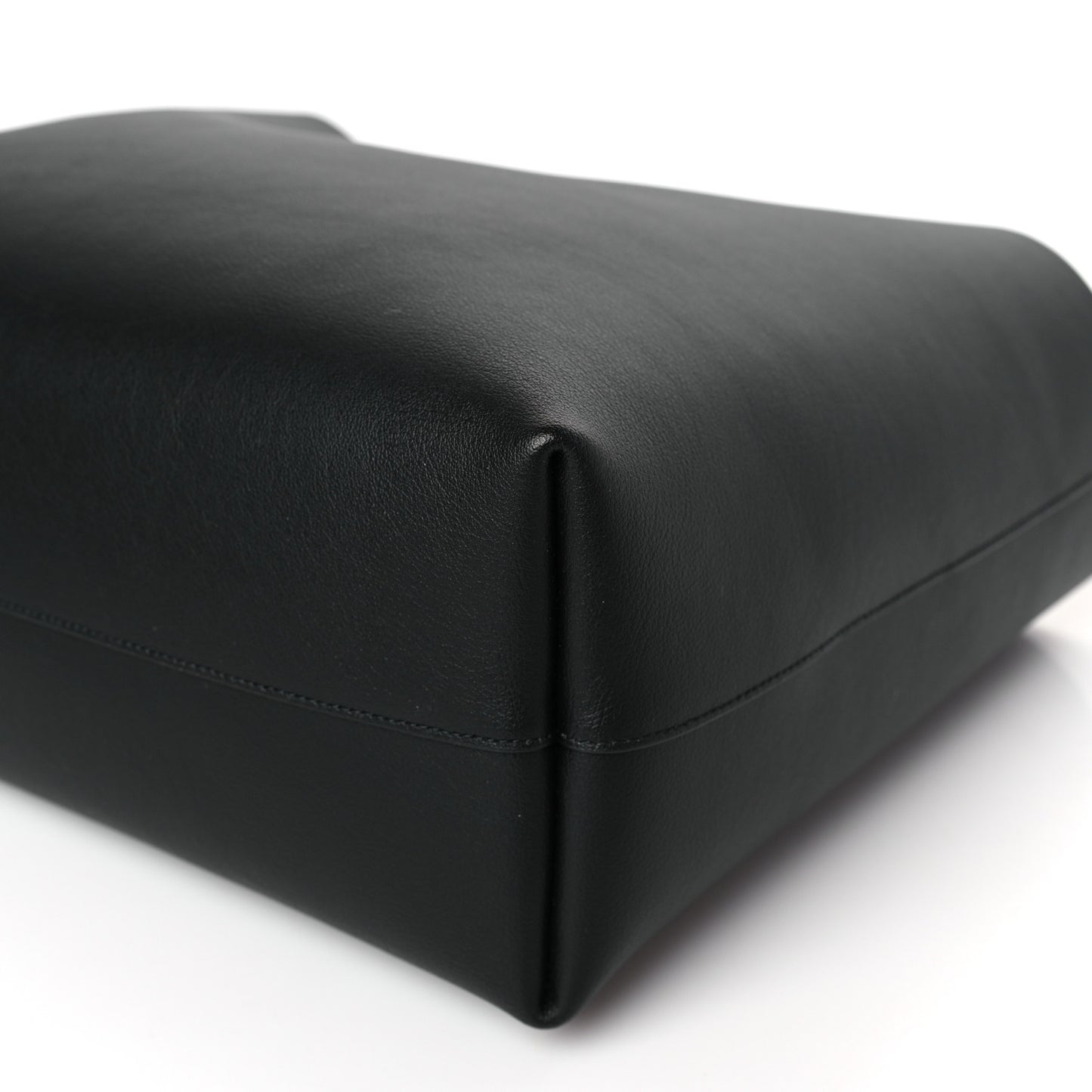 Calfskin Large Shopping Tote Black
