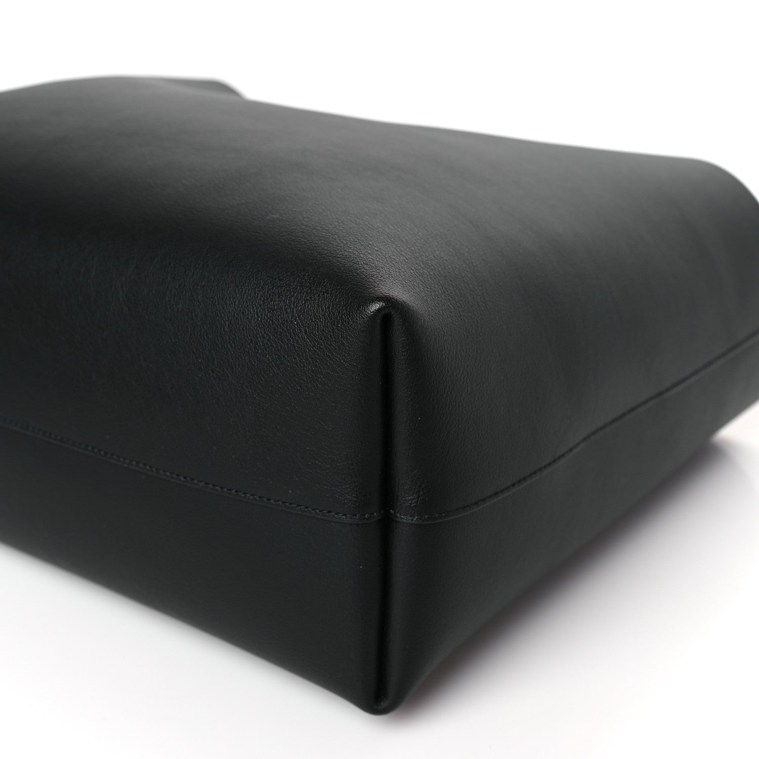 Saint Laurent Calfskin Large Shopping Tote Black 10 of 11