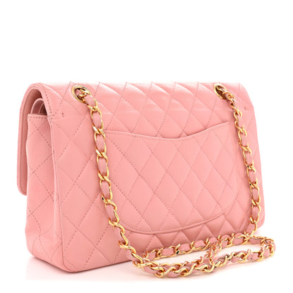 Chanel Caviar Quilted Medium Double Flap Pink 3 of 12