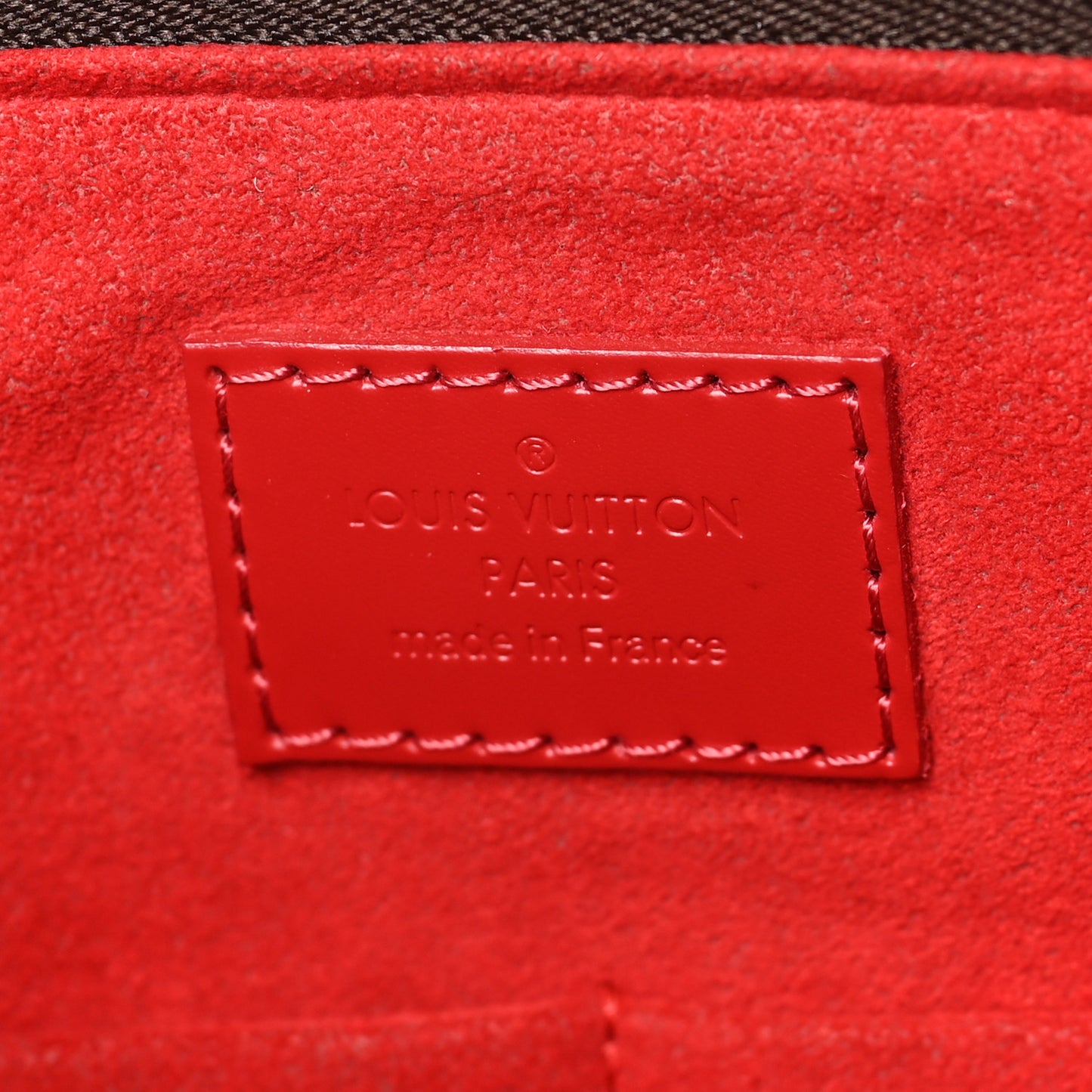 Damier Ebene Caissa Tote PM Cherry