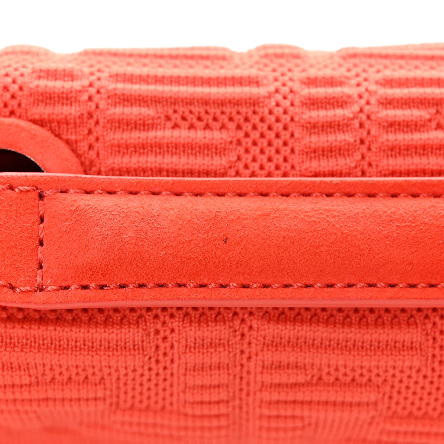 Fendi Technical Fabric FF Midi Chain Baguette Tulipano 14 of 14