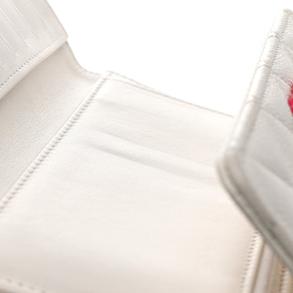 Chanel Caviar Quilted Chanel 19 Flap Wallet White Pink 9 of 9