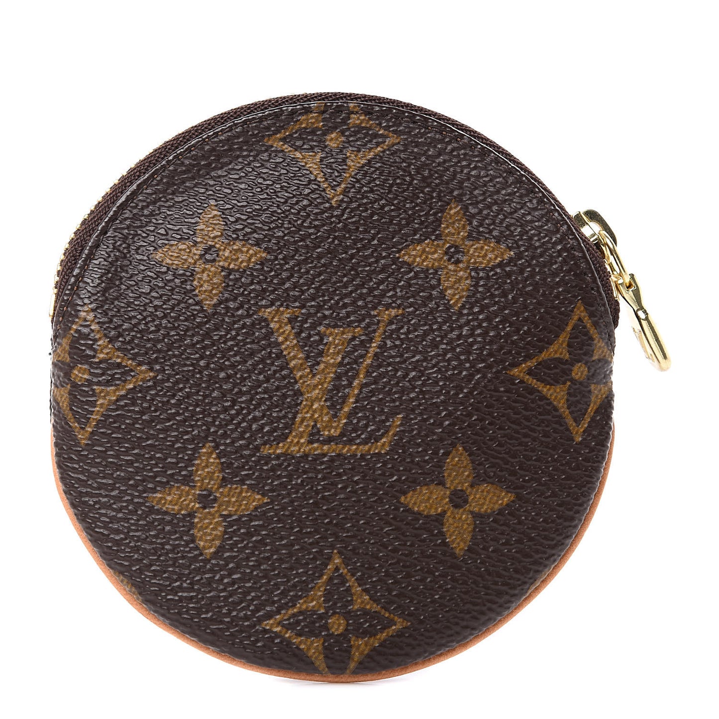 Monogram Round Coin Purse