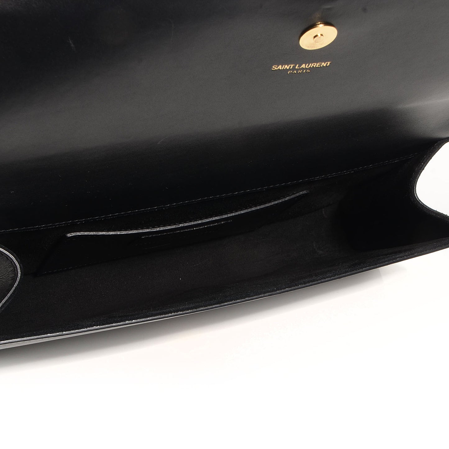 Calfskin Classic Monogram Tassel Clutch Black