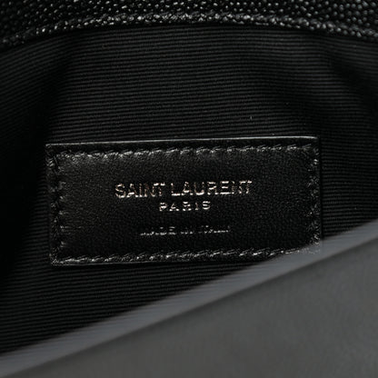 Saint Laurent Grain De Poudre Uptown Pouch Black 6 of 8