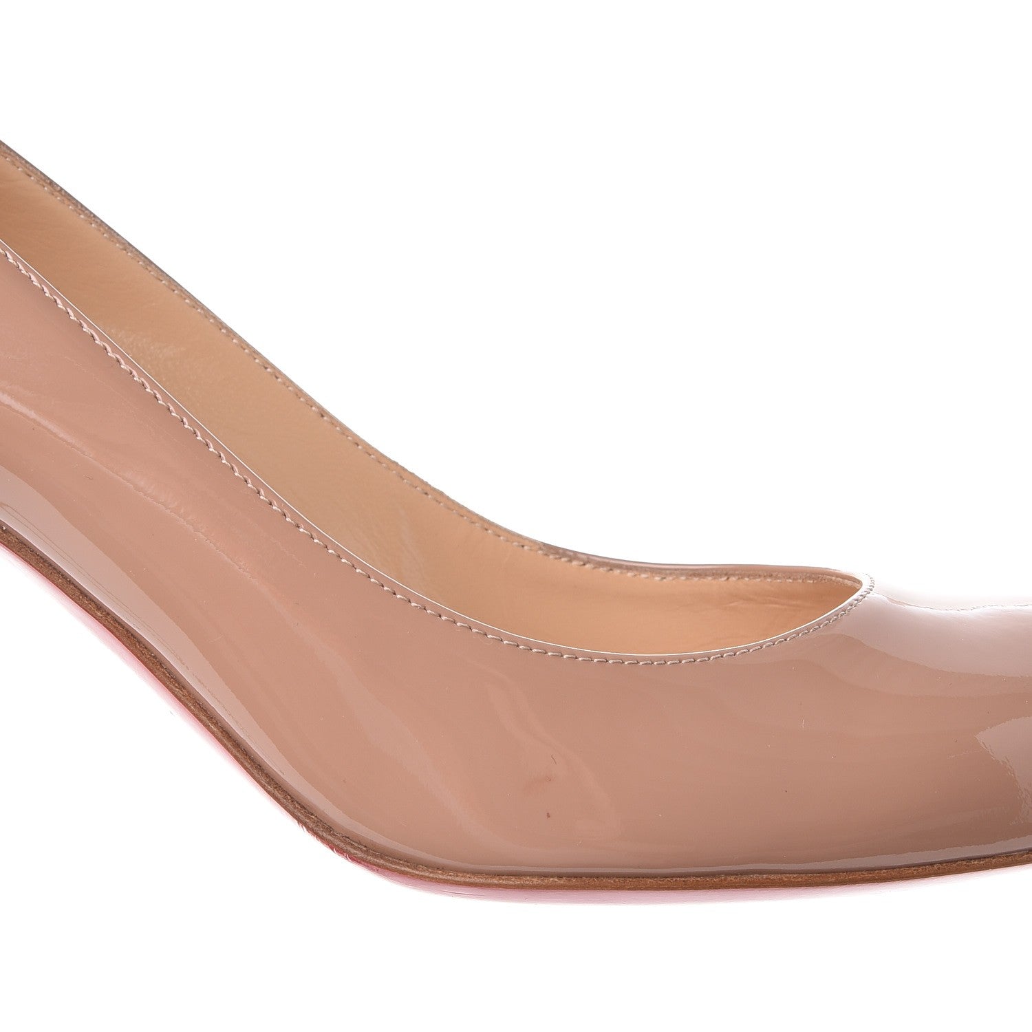 Christian Louboutin Patent Simple 70 Pumps 36.5 Nude 8 of 8
