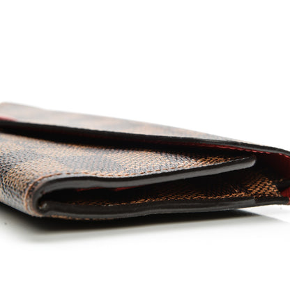 Louis Vuitton Damier Ebene Josephine Wallet Red 9 of 9