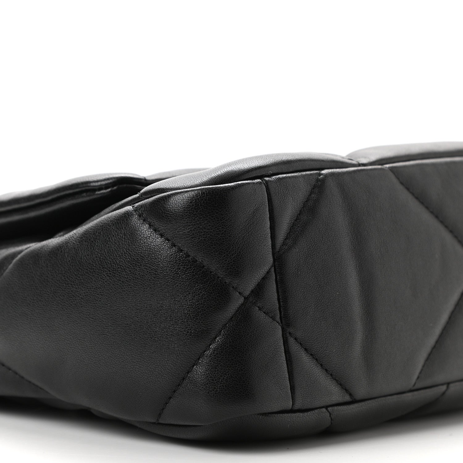 Chanel Lambskin Quilted Medium Chanel 19 Flap Black 13 of 19