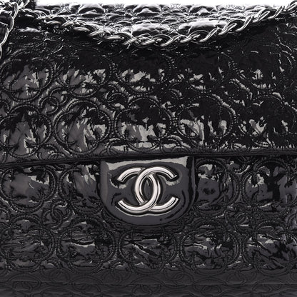 Chanel Vinyl Rock In Moscow Single Flap Black 9 of 9