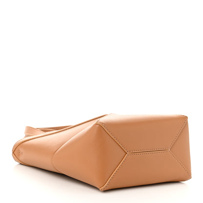 Loewe Shiny Calfskin Mini Puzzle Fold Tote Warm Desert 4 of 8