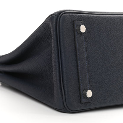 Hermes Togo Birkin 25 Bleu Nuit 9 of 11