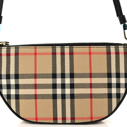 Burberry Vintage Check Calfskin Olympia Slim Pouch Archive Beige 8 of 10