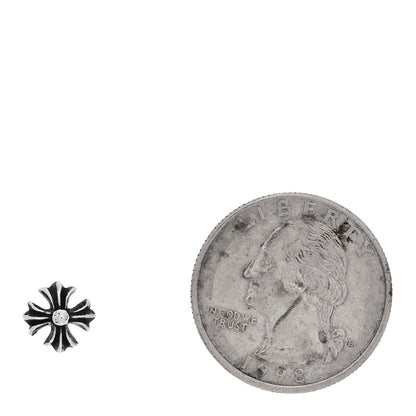 Chrome Hearts Sterling Silver CH Plus Single Stud Earring 2 of 4
