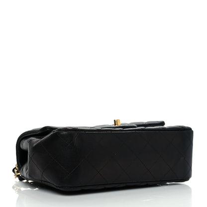 Chanel Lambskin Quilted Mini Rectangular Flap Black 3 of 13