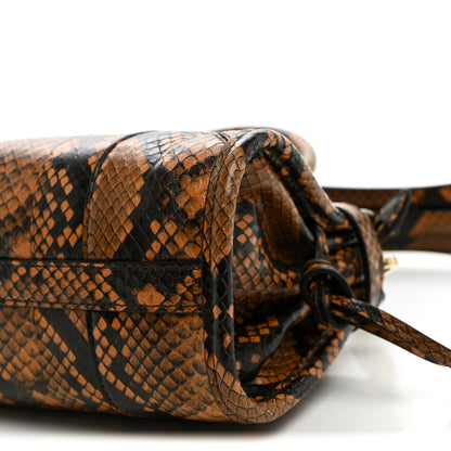 Prada Glossy Calfskin Mini Bonnie Shoulder Bag Brown Multicolor 10 of 10