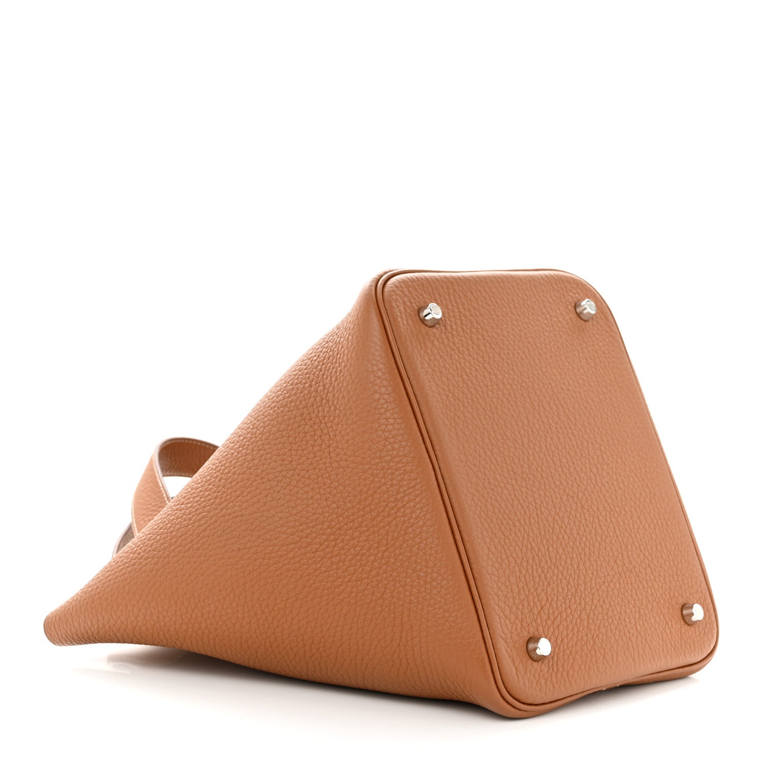 Hermes Taurillon Clemence Picotin Lock 22 MM Gold 5 of 11