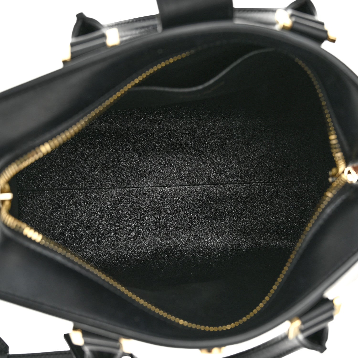 Saint Laurent Calfskin Monogram Baby Cabas Black 5 of 9
