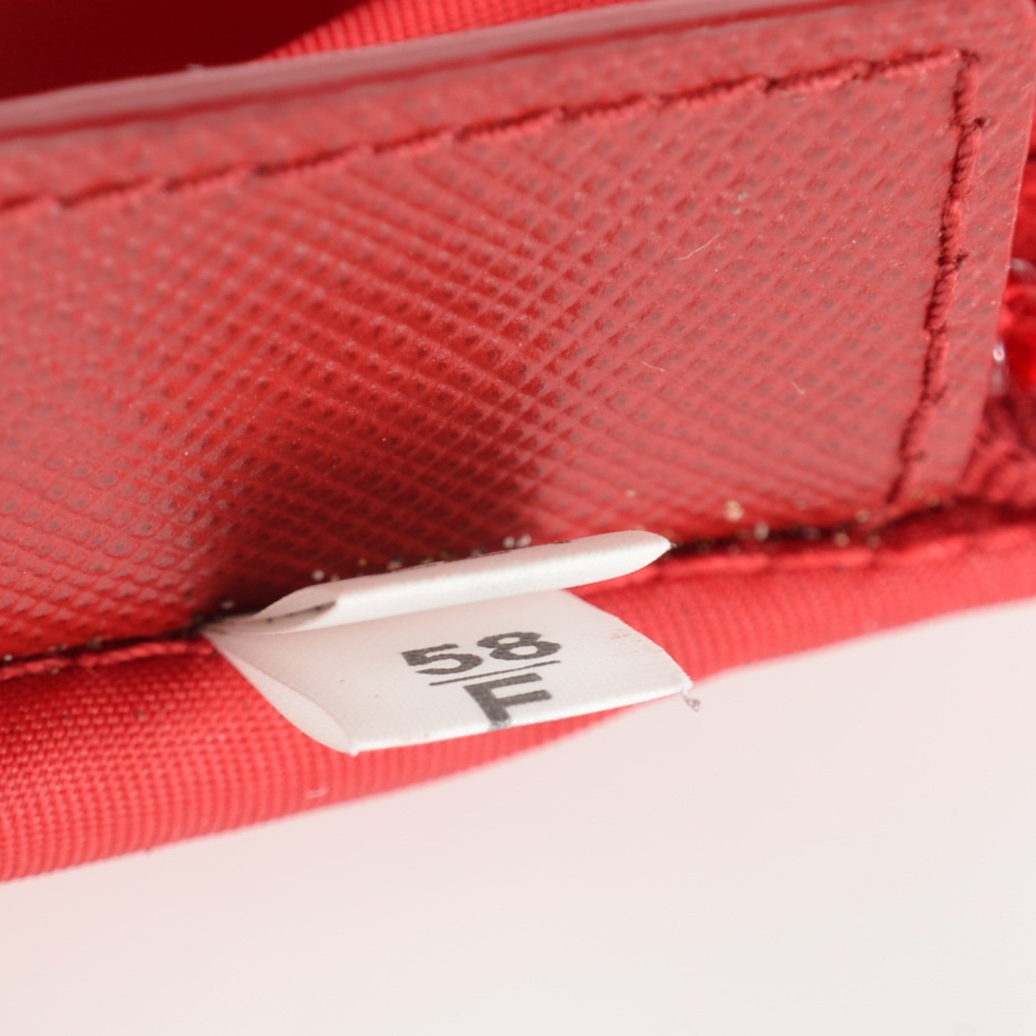 Prada Nylon Vela Cosmetic Pouch Rosso 8 of 9
