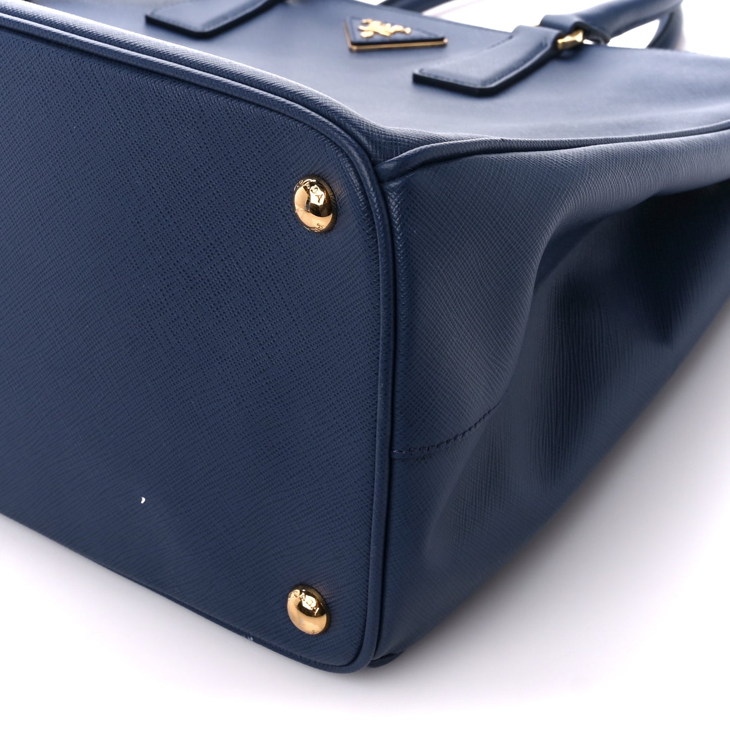 Saffiano Lux Extra Large Galleria Double Zip Tote Bluette