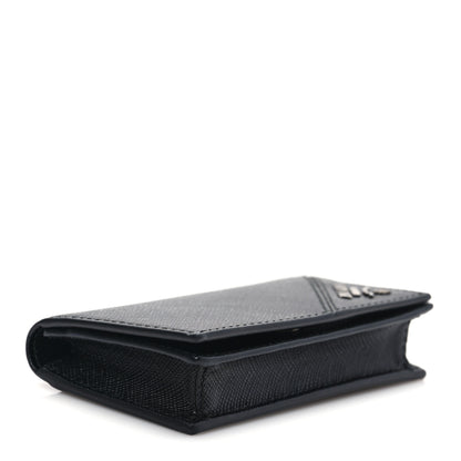 Prada Saffiano Card Holder Black 4 of 6