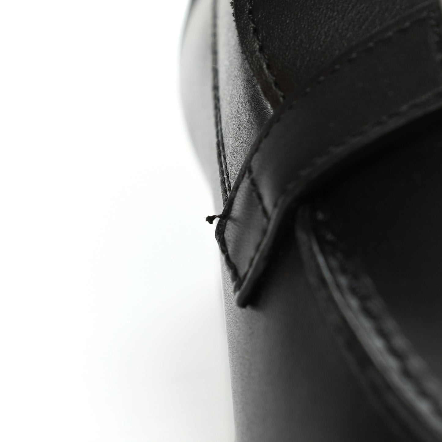 Calfskin Womens Destin Loafer 38.5 Black