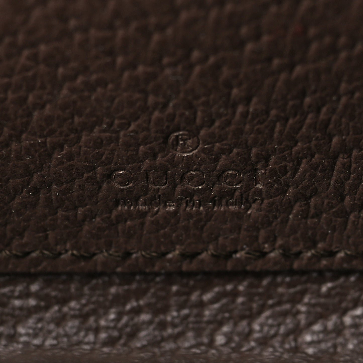 GG Supreme Monogram Textured Dollar Calfskin Web Ophidia Zip Around Card Case Wallet Beige Ebony New Acero