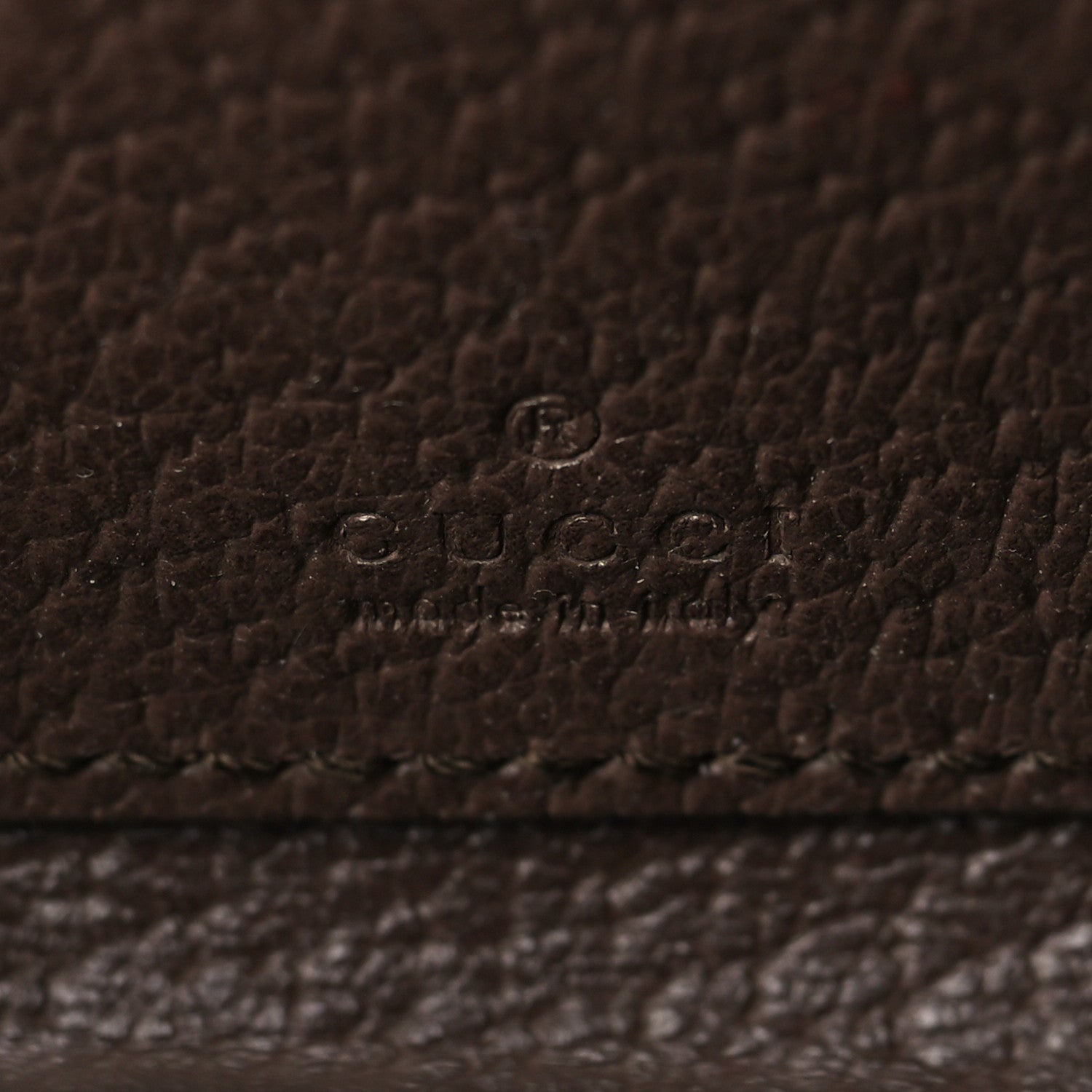 Gucci GG Supreme Monogram Textured Dollar Calfskin Web Ophidia Zip Around Card Case Wallet Beige Ebony New Acero 6 of 8