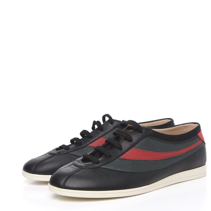 Gucci Calfskin Mens Falacer Sneakers 7 Black 3 of 9