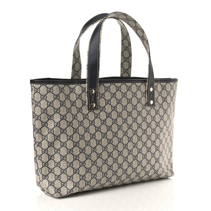 Gucci GG Plus Monogram Medium Signature Web Loop Tote Navy 2 of 9
