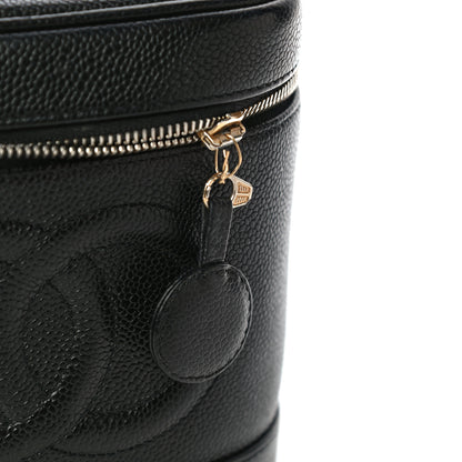 Chanel Caviar Vanity Cosmetic Case Black 9 of 15