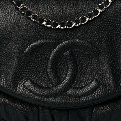 Chanel Caviar Half Moon Wallet On Chain WOC Black 8 of 10