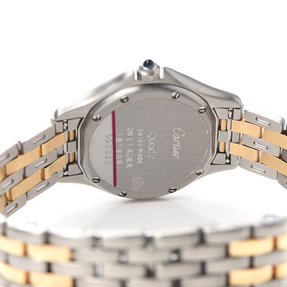 Cartier Stainless Steel 18K Yellow Gold 26mm Cougar Quartz Watch 4 of 5