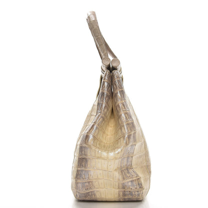 Nancy Gonzalez Crocodile Tote Silver 12 of 12