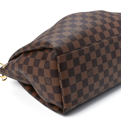 Louis Vuitton Damier Ebene Odeon Tote MM Black 8 of 9