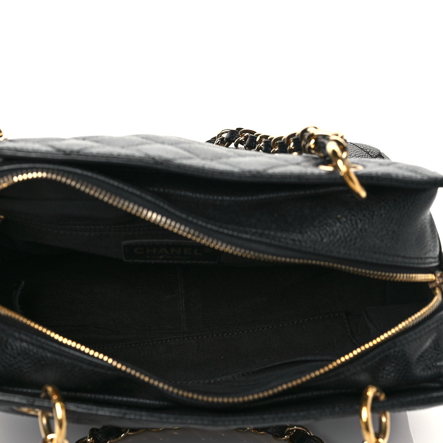 Chanel Caviar Quilted Petit Timeless Tote PTT Black 5 of 10