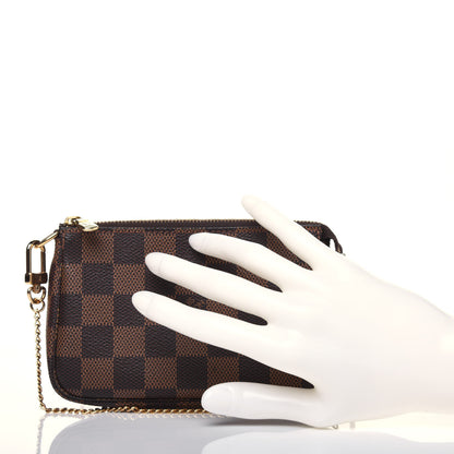 Louis Vuitton Damier Ebene Mini Pochette Accessories 2 of 14