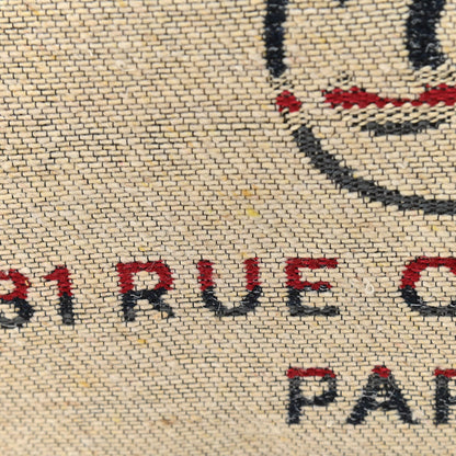 Chanel Striped Canvas Large Deauville Tote Beige 9 of 12