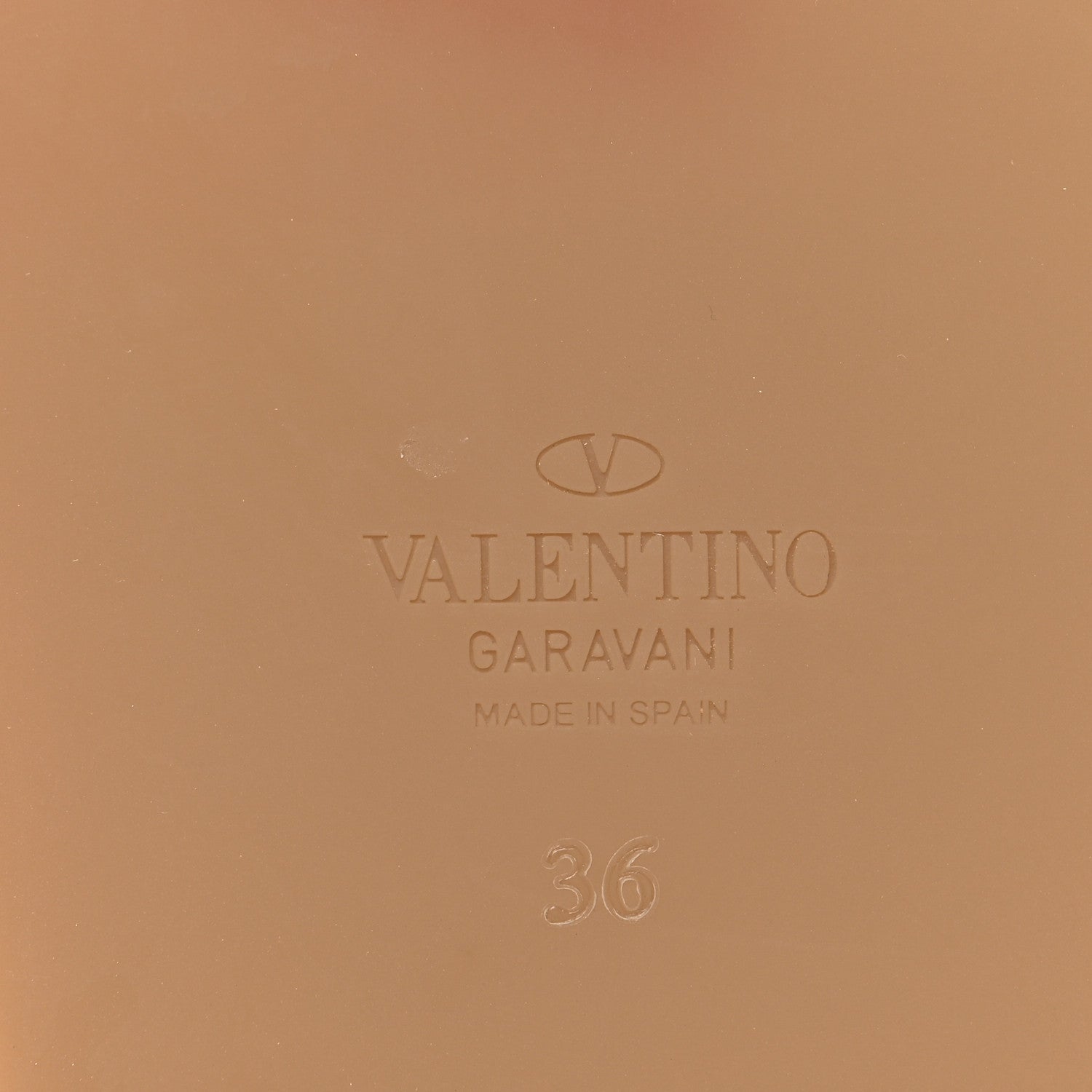 Valentino Garavani Calfskin Silk Woven Rockstud Torchon 5mm Sandals 36 Poudre 8 of 10