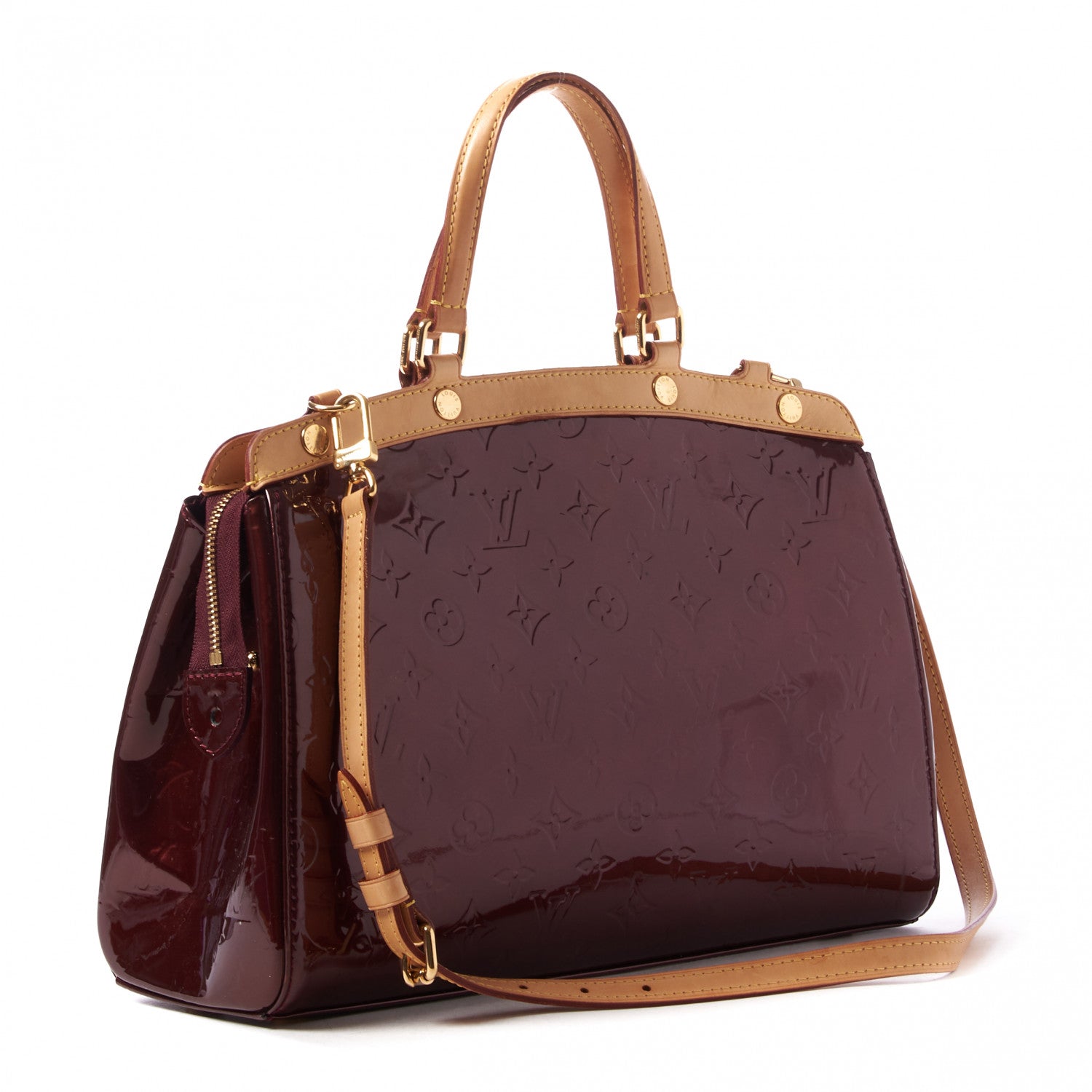 Louis Vuitton Vernis Brea MM Rouge Fauviste 2 of 10