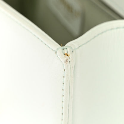 Chanel Lambskin Quilted New Medium Boy Flap Light Green 13 of 14