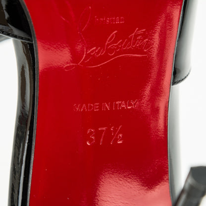 Christian Louboutin Patent Ograde 100 Pumps 37.5 Black 6 of 7