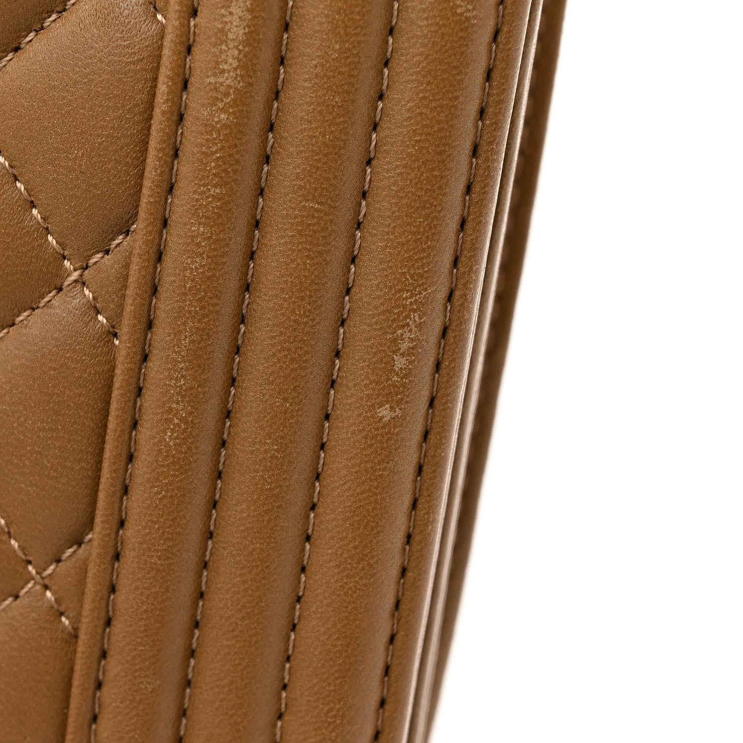 Chanel Lambskin Quilted New Medium Boy Flap Dark Beige 13 of 13
