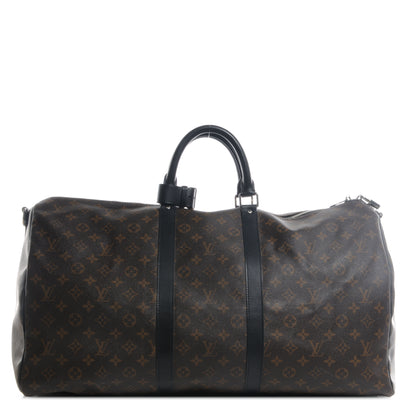 Louis Vuitton Monogram Macassar Keepall Bandouliere 55 1 of 7