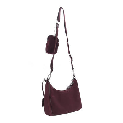 Prada Tessuto Nylon Re-Edition 2005 Shoulder Bag Granato 3 of 10