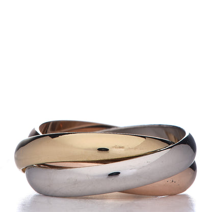 Cartier 18K Pink Yellow White Gold Classic Trinity Ring 52 6 3 of 8