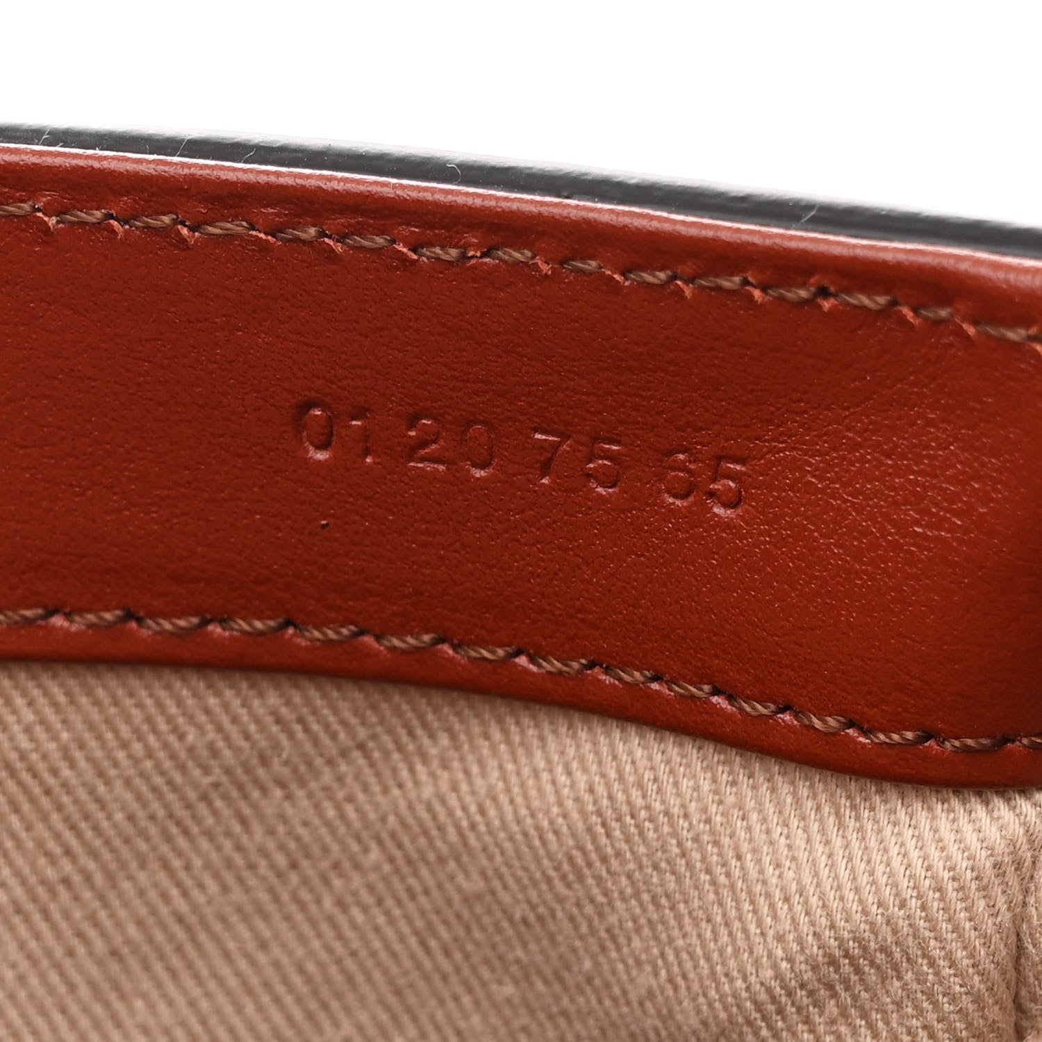 Chloe Shiny Calfskin Suede Mini C Double Carry Sepia Brown 7 of 10