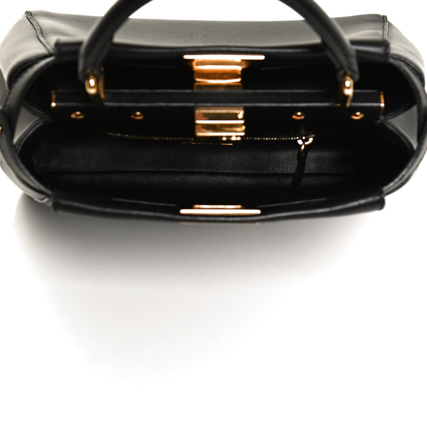Nappa Mini Peekaboo Iconic Satchel Black